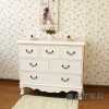 兩點(diǎn)燈 韓式風(fēng)格家具 0.93米白色六斗柜 烤漆儲(chǔ)物柜