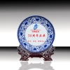 青花瓷紀(jì)念盤，景德鎮(zhèn)陶瓷工藝圓盤廠家