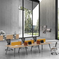 熱銷辦公家具開放式工作位、員工工作位、現(xiàn)代鋼木工作位