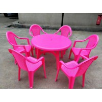 2019年臨沂塑料桌椅生產(chǎn)廠家，塑料桌子，塑料椅子