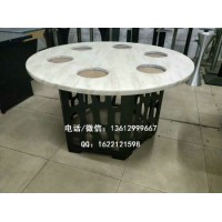 大理石火鍋桌，一人一鍋圓形火鍋桌尺寸