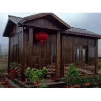 防腐木木屋，仿古木房子，門(mén)樓牌樓花窗，可來(lái)圖定做