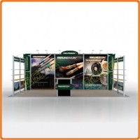 鋁合金時尚便攜式展架，方便國內(nèi)外巡展