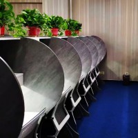 鄭州考研共享電腦桌，氛圍感在線