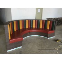 深圳龍崗卡座沙發(fā)定制廠家，橫崗餐廳卡座批發(fā)